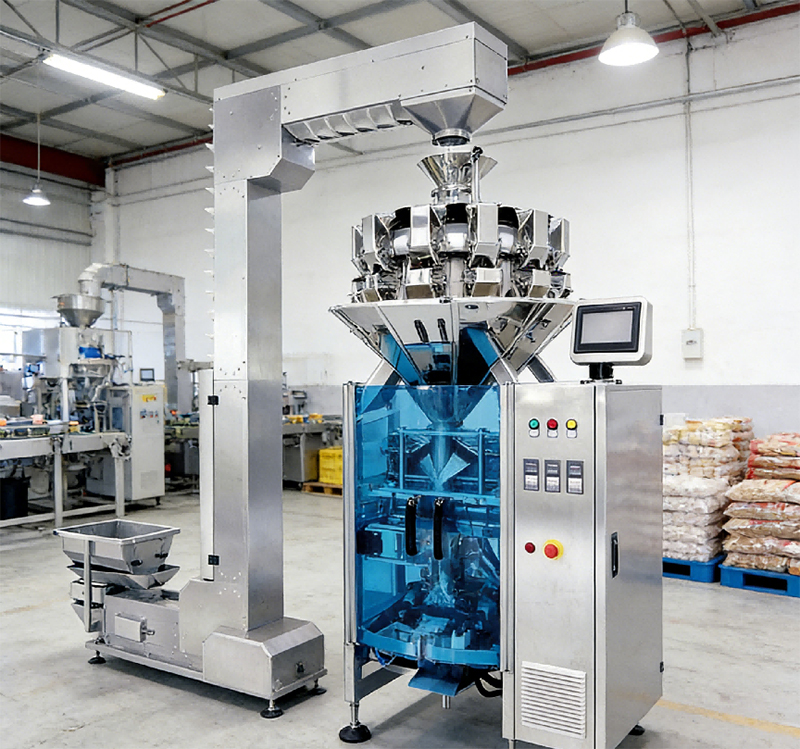 Multi-Head Weigher for Food & Snack Automatic Packaging